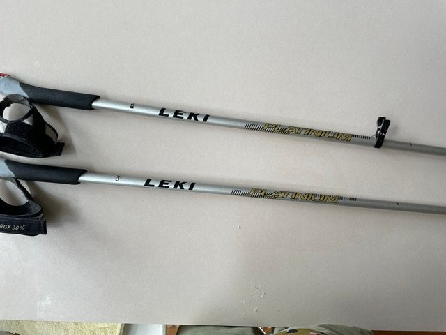 Leki Platinum, carbon, Nordic Walking, Ophalen of Verzenden, Gebruikt