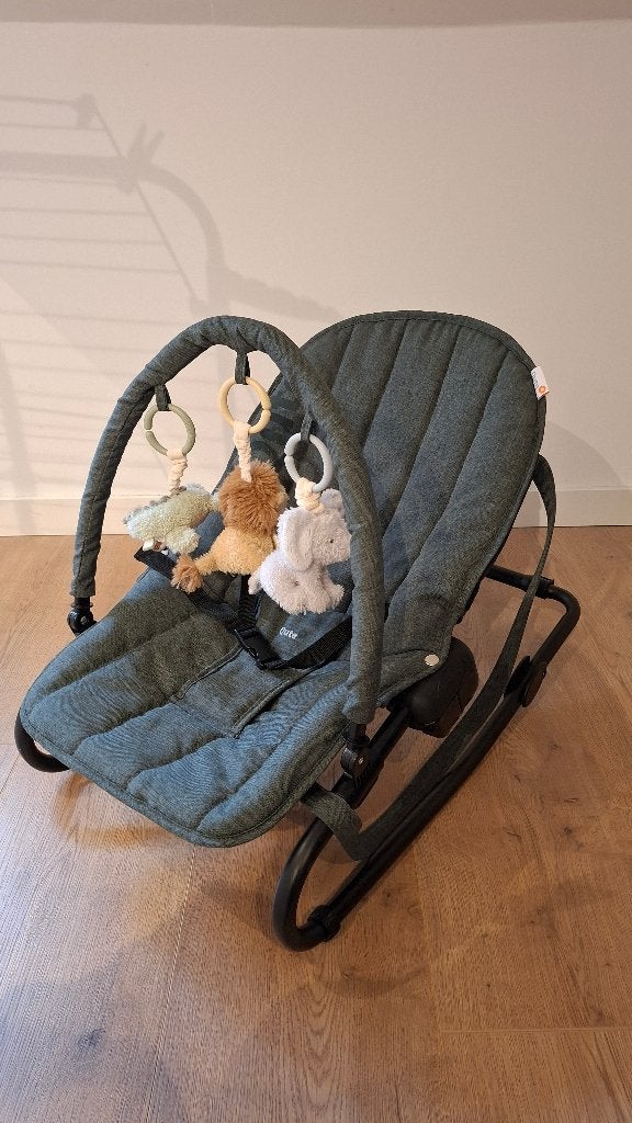 Qute Q-Sofa Wipstoel Groen, Wipstoel, Met gordel(s) of riempje(s), Zo goed als nieuw, Ophalen
