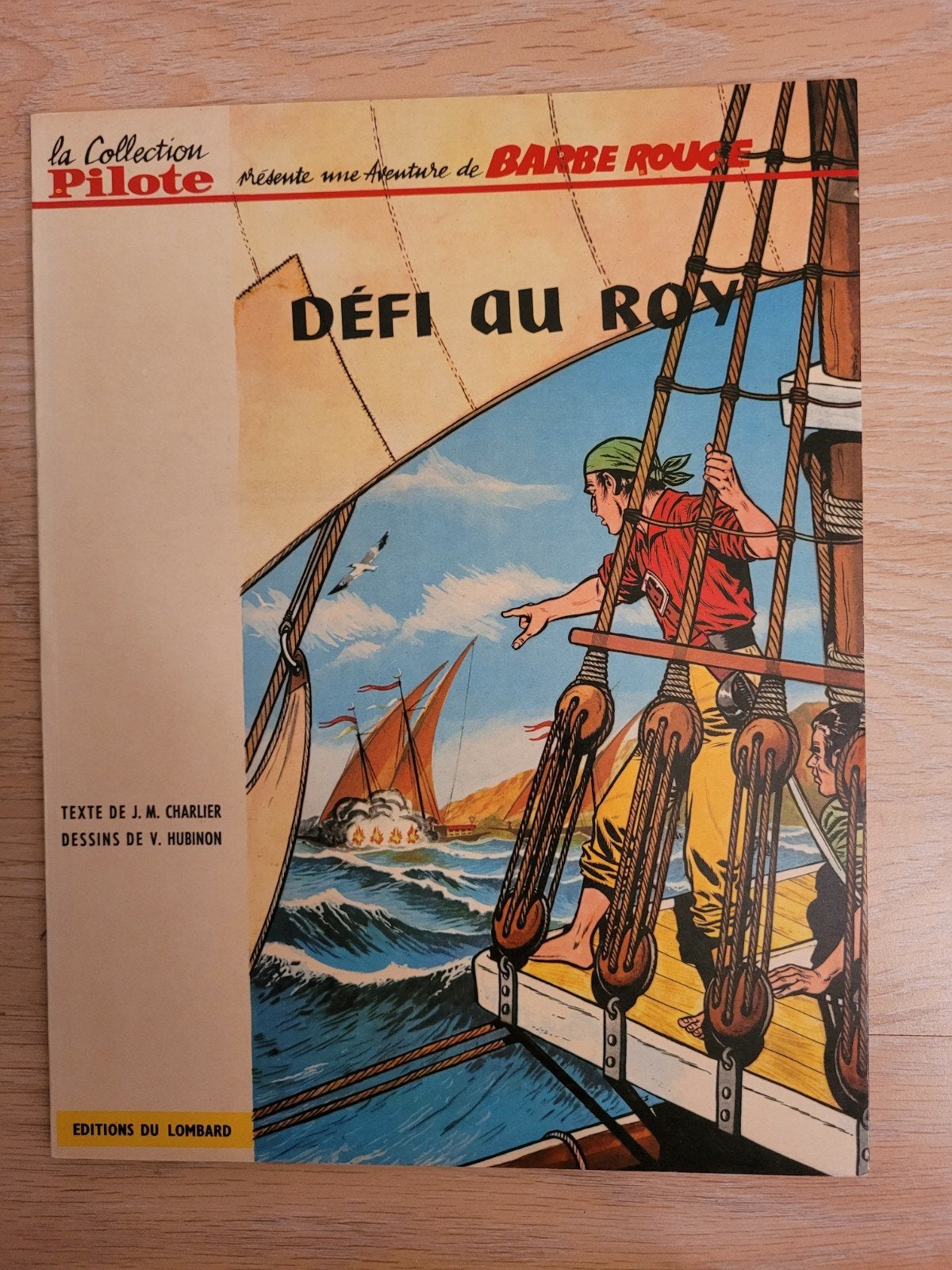 Hubinon Roodbaard Pilote Barbe Rouge 1964 Lombard, Eén stripboek, Ophalen of Verzenden, Zo goed als nieuw