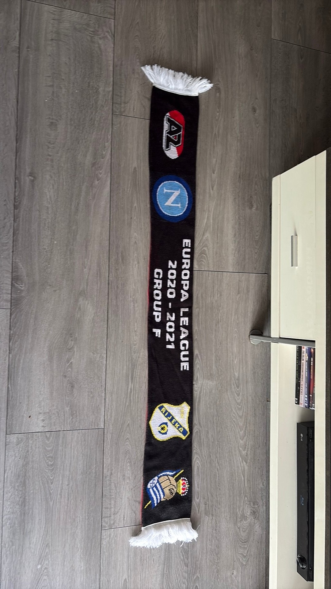AZ Alkmaar Europa League Sjaal 2020-2021 Groep F, Ophalen of Verzenden, Zo goed als nieuw, Clubaccessoires