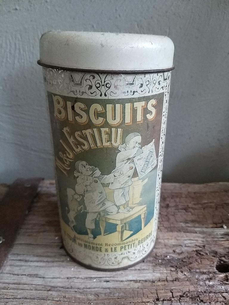 biscuits blik, Ophalen of Verzenden, Gebruikt, Overige