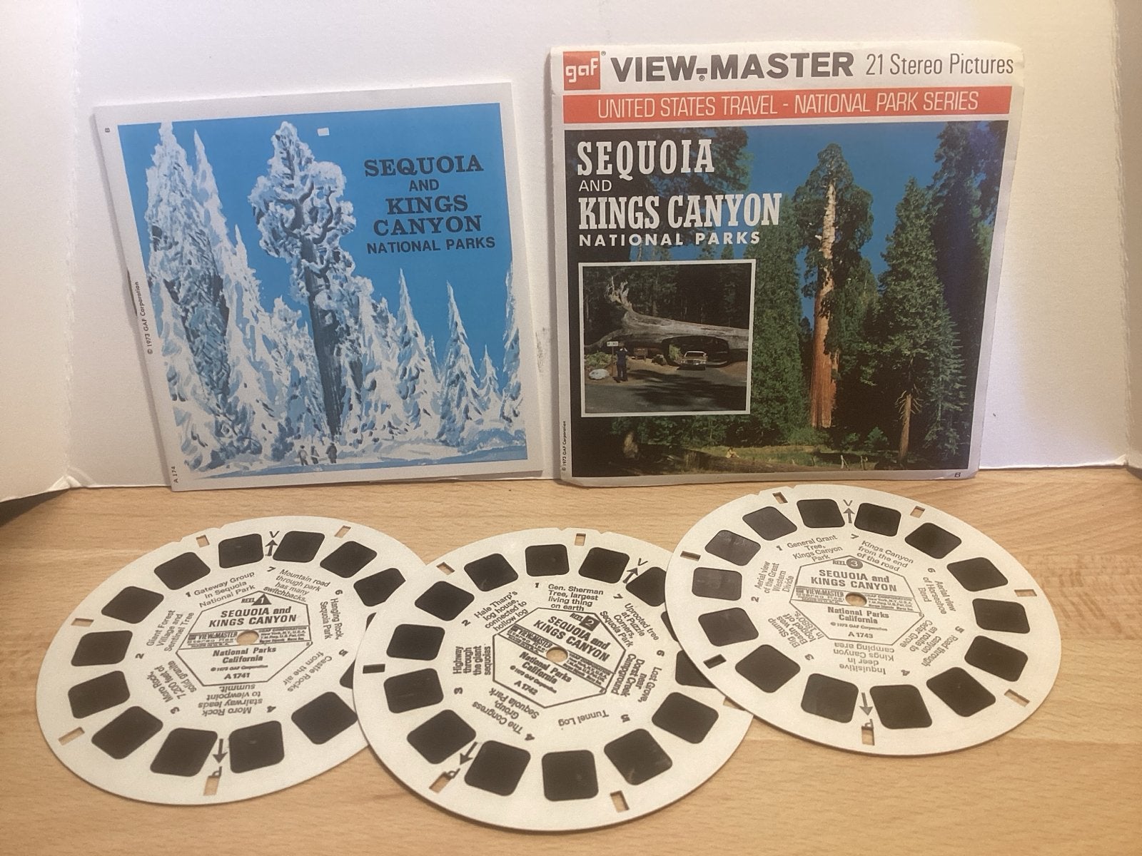 View-Master Sequoia & Kings Canyon National Parks.  A174, Ophalen of Verzenden, Gebruikt