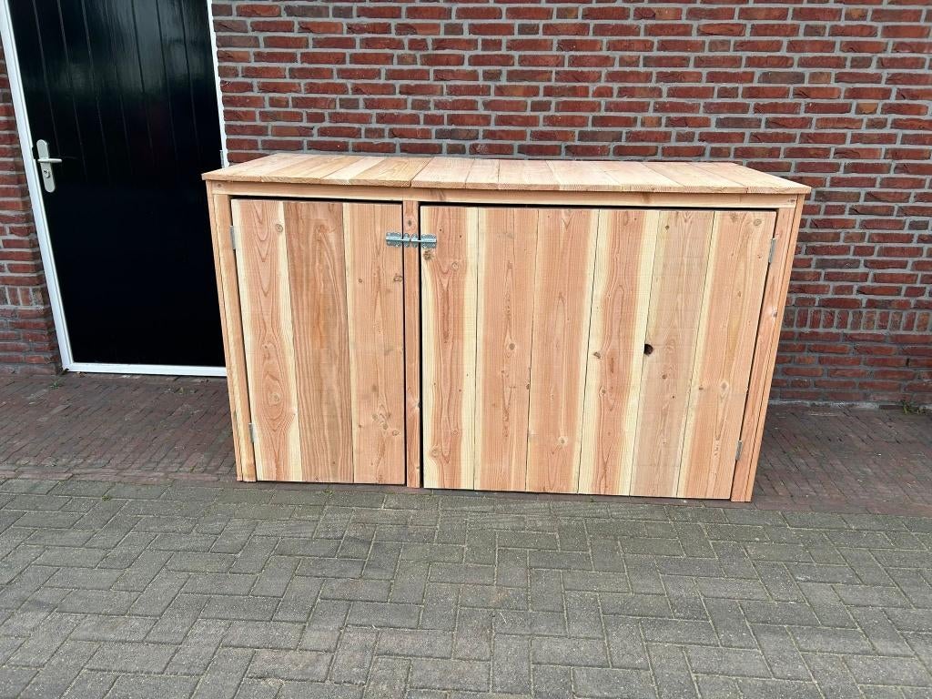 Douglas houten container ombouw, kliko hok, containerberging, Ophalen, Nieuw