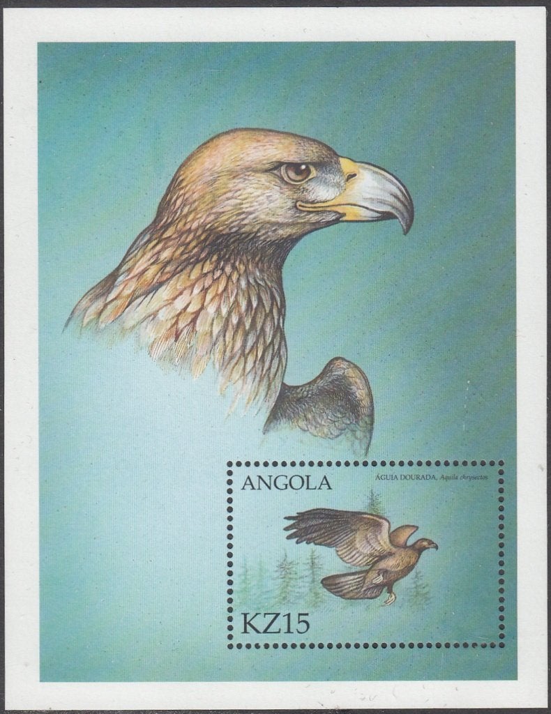 Steenarend Angola 2000, Michel blok 81 postfris, Ophalen of Verzenden, Postfris, Dier of Natuur