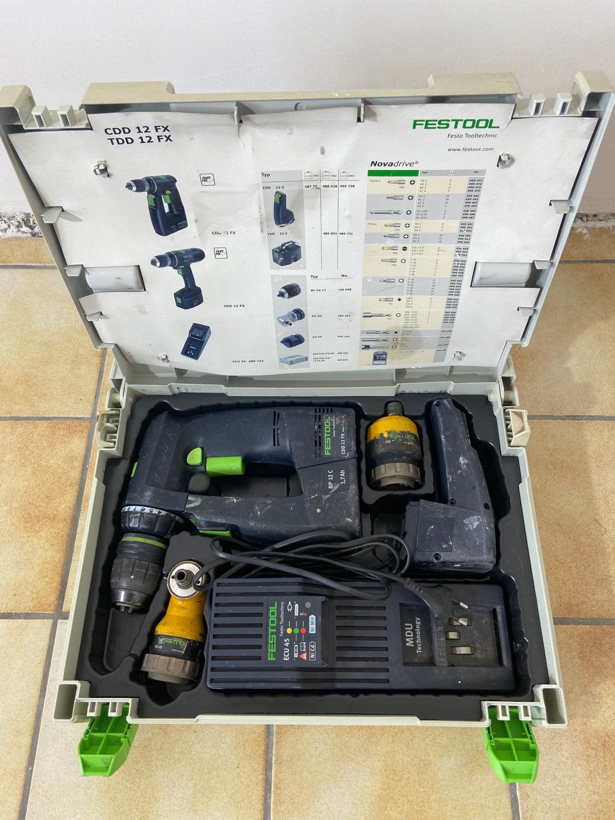 Festool schroef en boor machine, Ophalen of Verzenden, Zo goed als nieuw, Minder dan 400 watt, Boor- en Schroefmachine