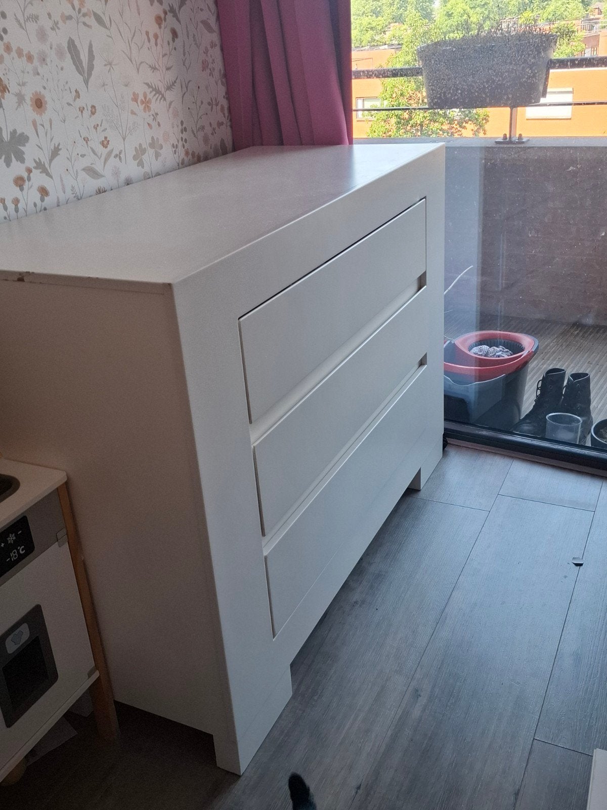 Commode met 3 schuiflades - 120x55x90 cm, Huis en Inrichting, Ophalen, Gebruikt, 100 tot 150 cm, 3 of 4 laden