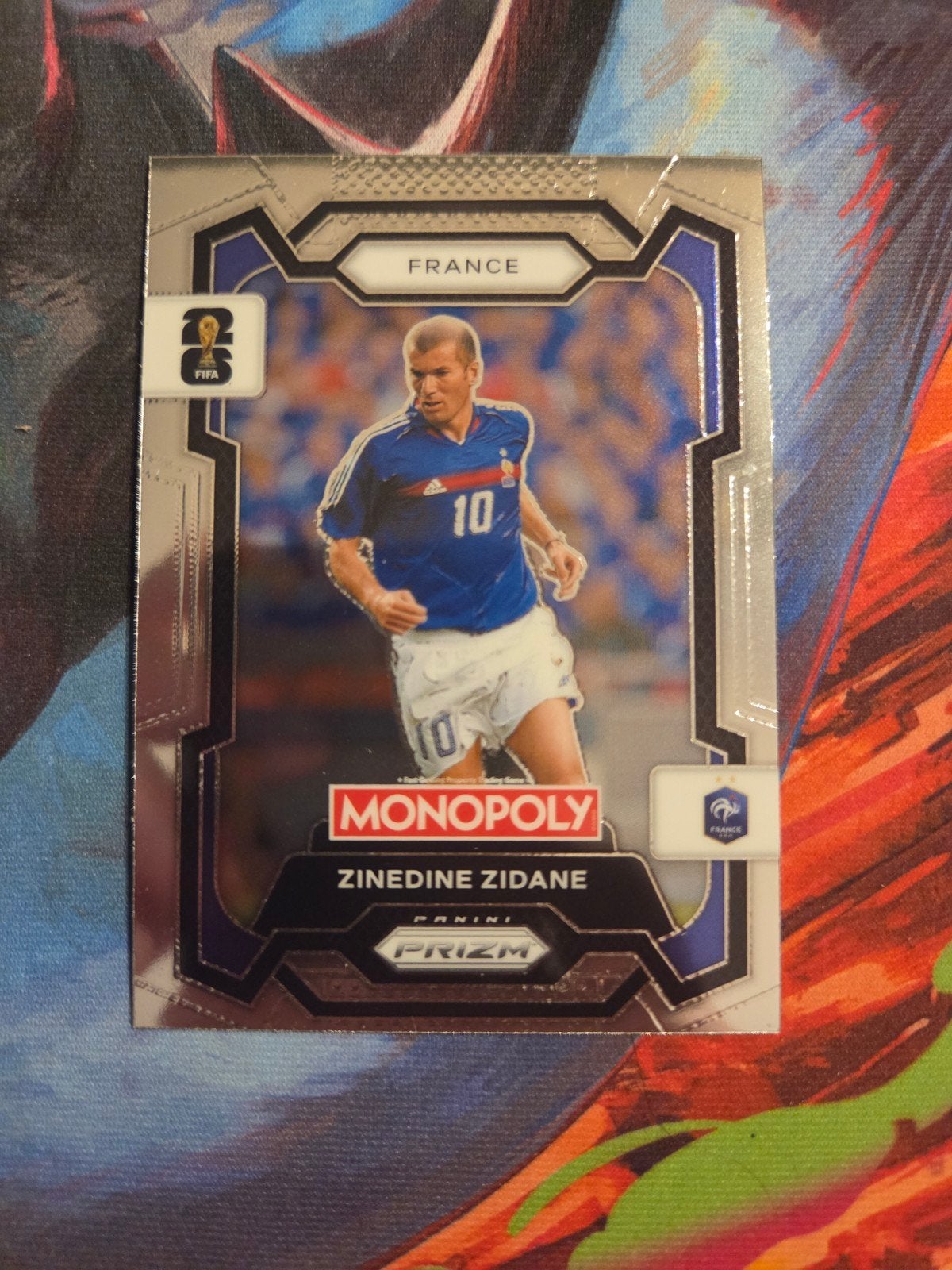 Panini Monopoly Prizm Zinedine Zidane kaart, Ophalen of Verzenden, Zo goed als nieuw, Buitenlandse clubs, Spelerskaart