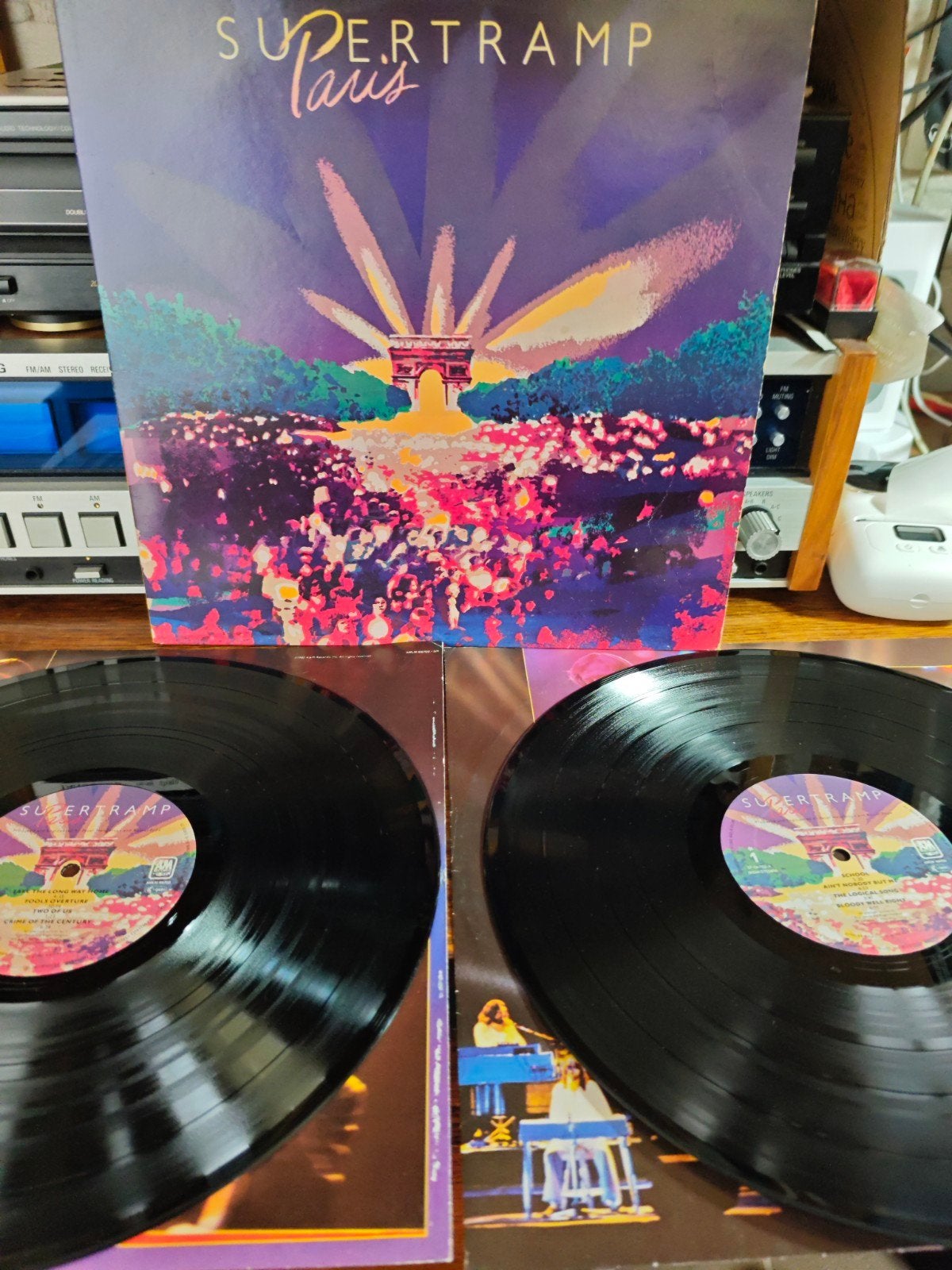 Supertramp - Paris dubbel-LP (1980) - Zo goed als nieuw, Ophalen of Verzenden, Zo goed als nieuw, 12 inch, Gatefold hoes