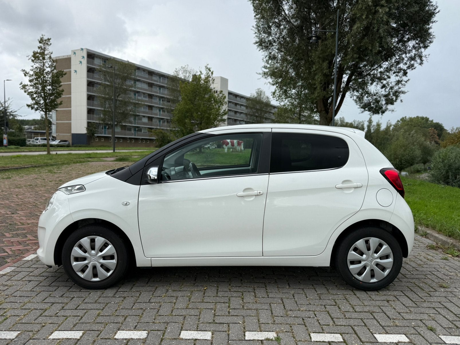 Citroën C1 2017 –Airco –Bluetooth–Cruise controle, Auto's, Voorwielaandrijving, 4 stoelen, C1, Wit