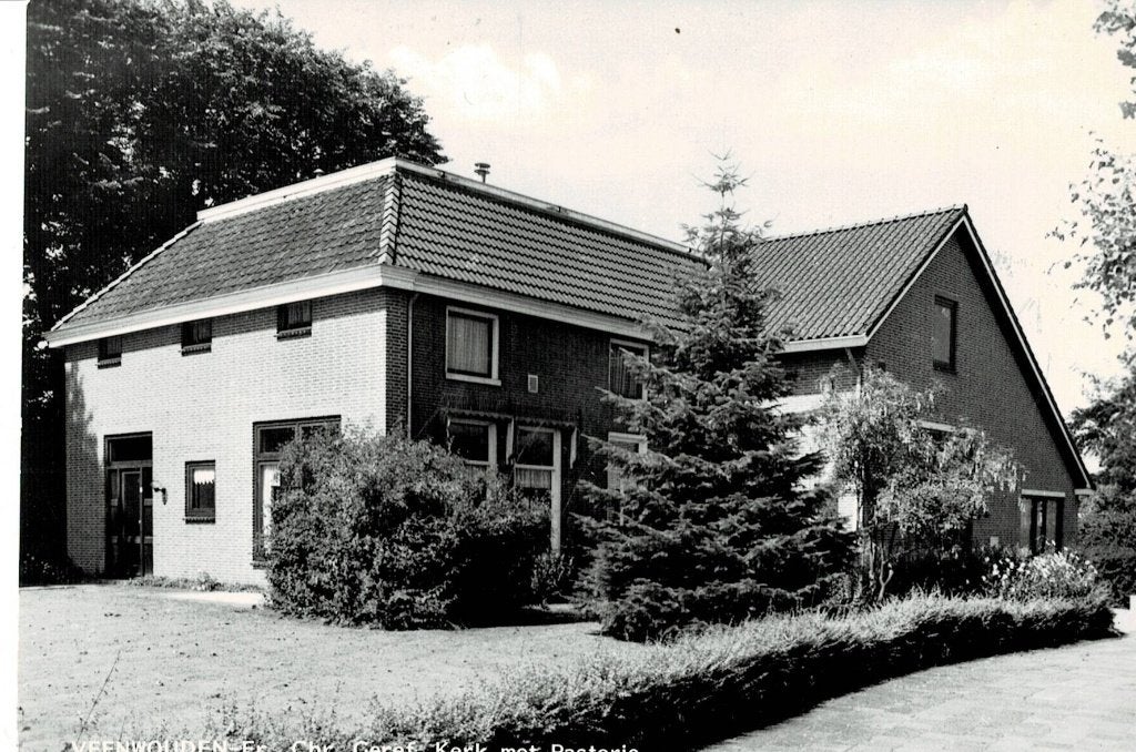 Veenwouden, Kerk en Pastorie, Ophalen of Verzenden, Ongelopen, Friesland