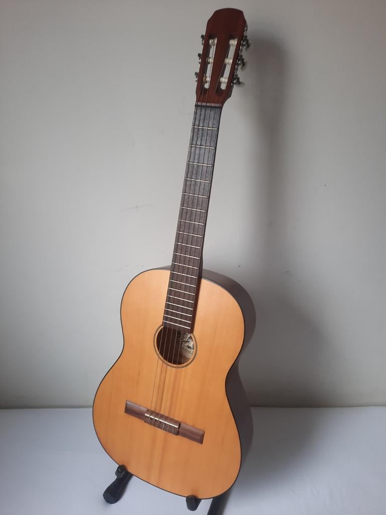 Hopf solid top klassieke (reis)gitaar 1975 Hals kan eraf, Muziek en Instrumenten, Ophalen, Zo goed als nieuw, Klassieke of Spaanse gitaar