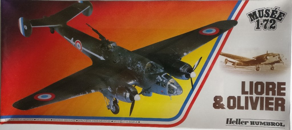 Liore & Olivier LEO 451 schaal 1/72 merk Heller (MB50), Hobby en Vrije tijd, Modelbouw | Vliegtuigen en Helikopters, 1:72 tot 1:144
