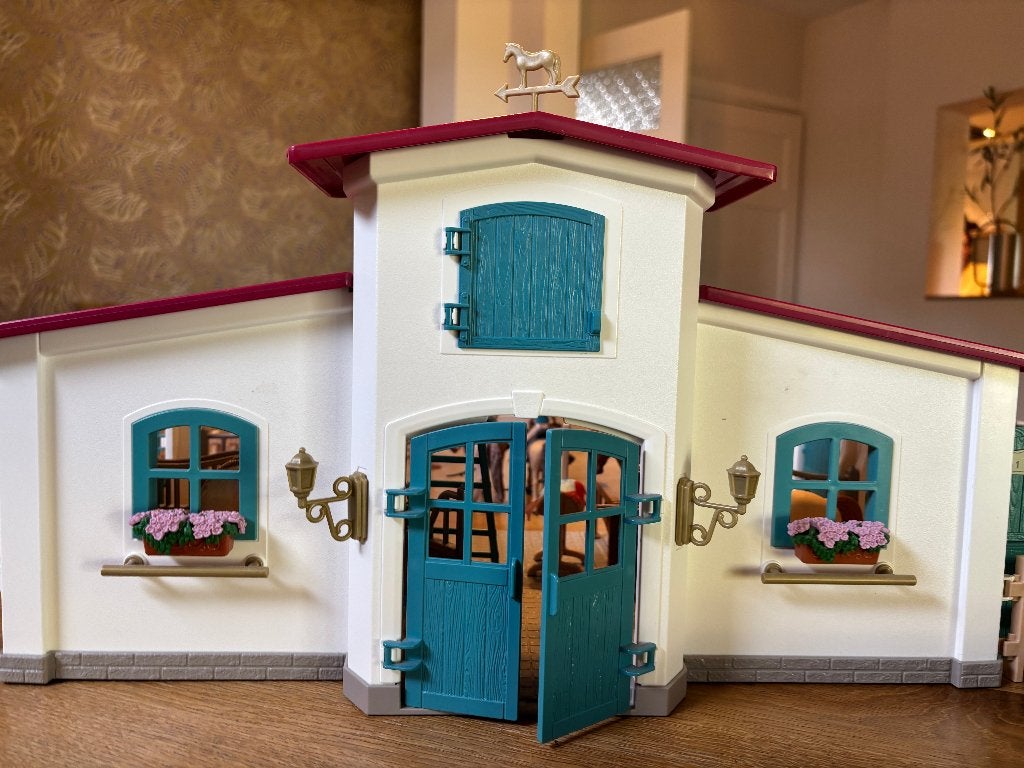 Schleich Horse Club Manege met wei en rijbak, Verzamelen, Speelgoed, Ophalen, Zo goed als nieuw