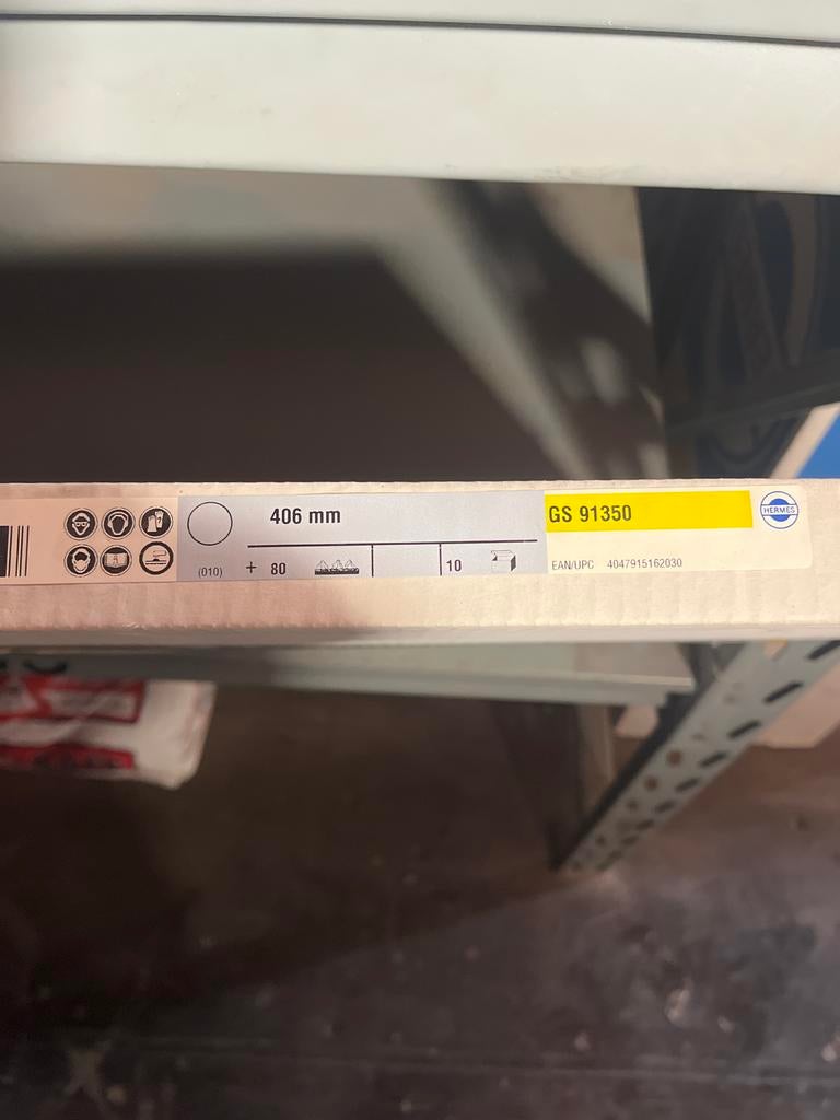 Schuurschijven voor parketvloer - 406mm, korrel 80, Doe-het-zelf en Verbouw, Gereedschap | Schuurmachines, Ophalen of Verzenden