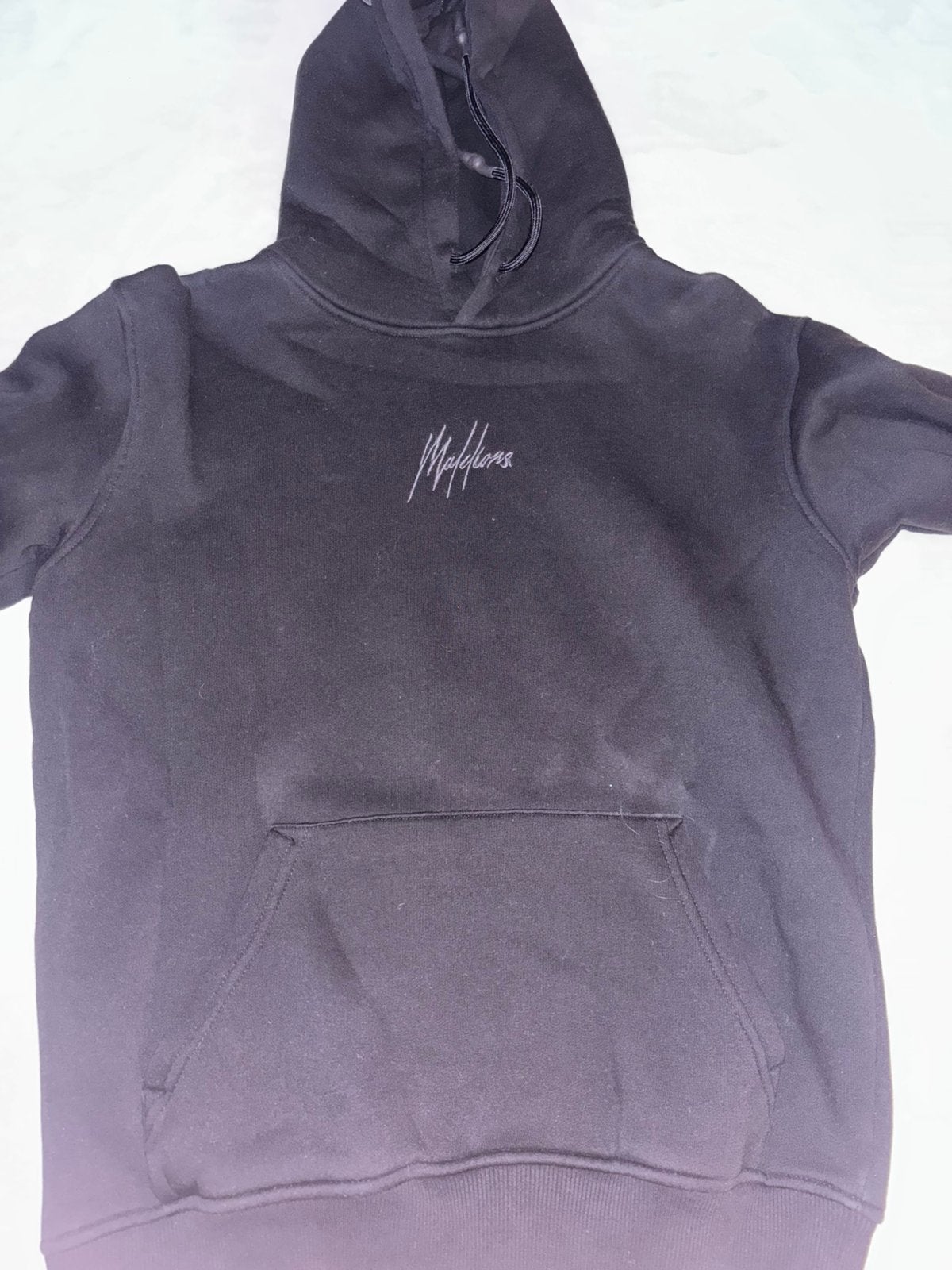 Malelions hoodie zwart maat S, Ophalen, Zo goed als nieuw, Zwart