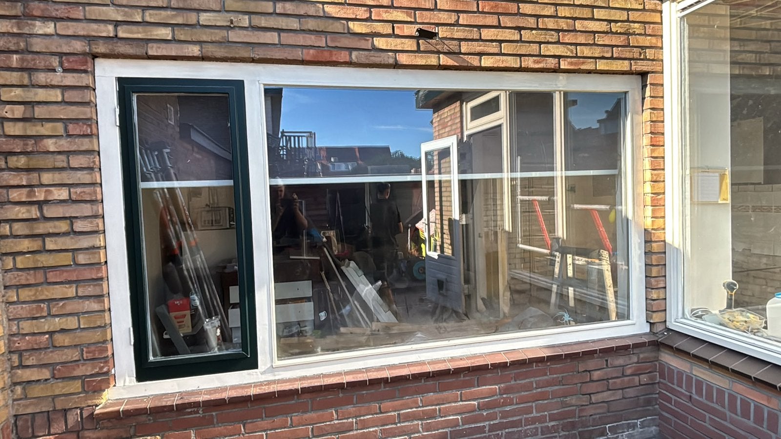 Gevel kozijn en zijkant met deuren, Ophalen, Deurkozijn, 225 cm of meer, Zo goed als nieuw
