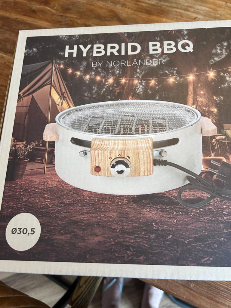 Nieuwe Norländer Hybride BBQ - Elektrisch & Houtskool, Ophalen of Verzenden, Nieuw