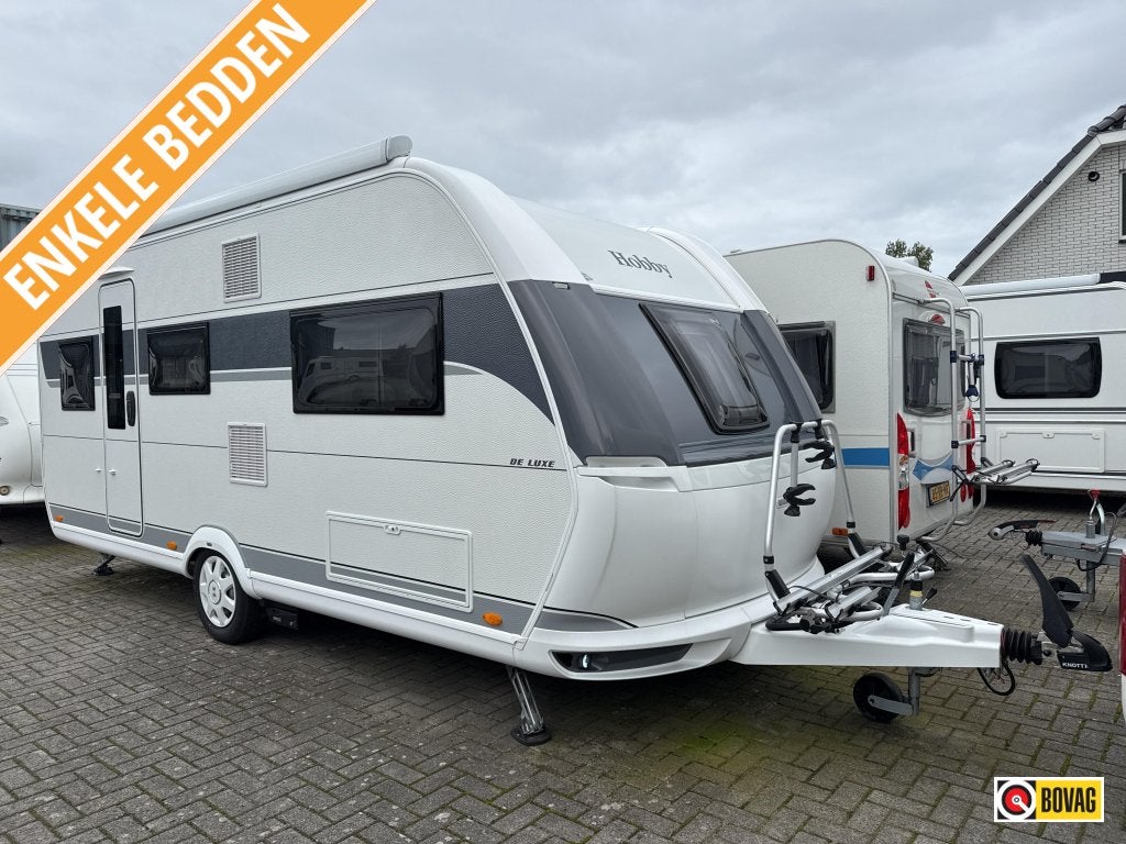 Hobby De Luxe 495 UL Mover/Luifel/Fietsdrager, Rondzit, Hobby, Bedrijf, 5 tot 6 meter