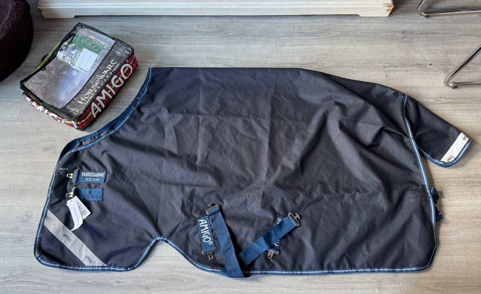 Amigo Bravo regendeken 5.6 / 115/168 cm nieuw, Nieuw, Ophalen of Verzenden, Amigo, Blauw