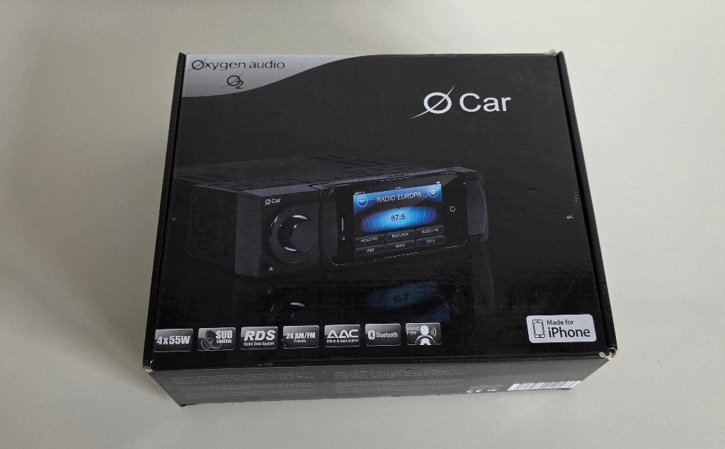 Oxygen Audio O Car Apple iPhone autoradio compleet zeldzaam, Ophalen of Verzenden, Zo goed als nieuw