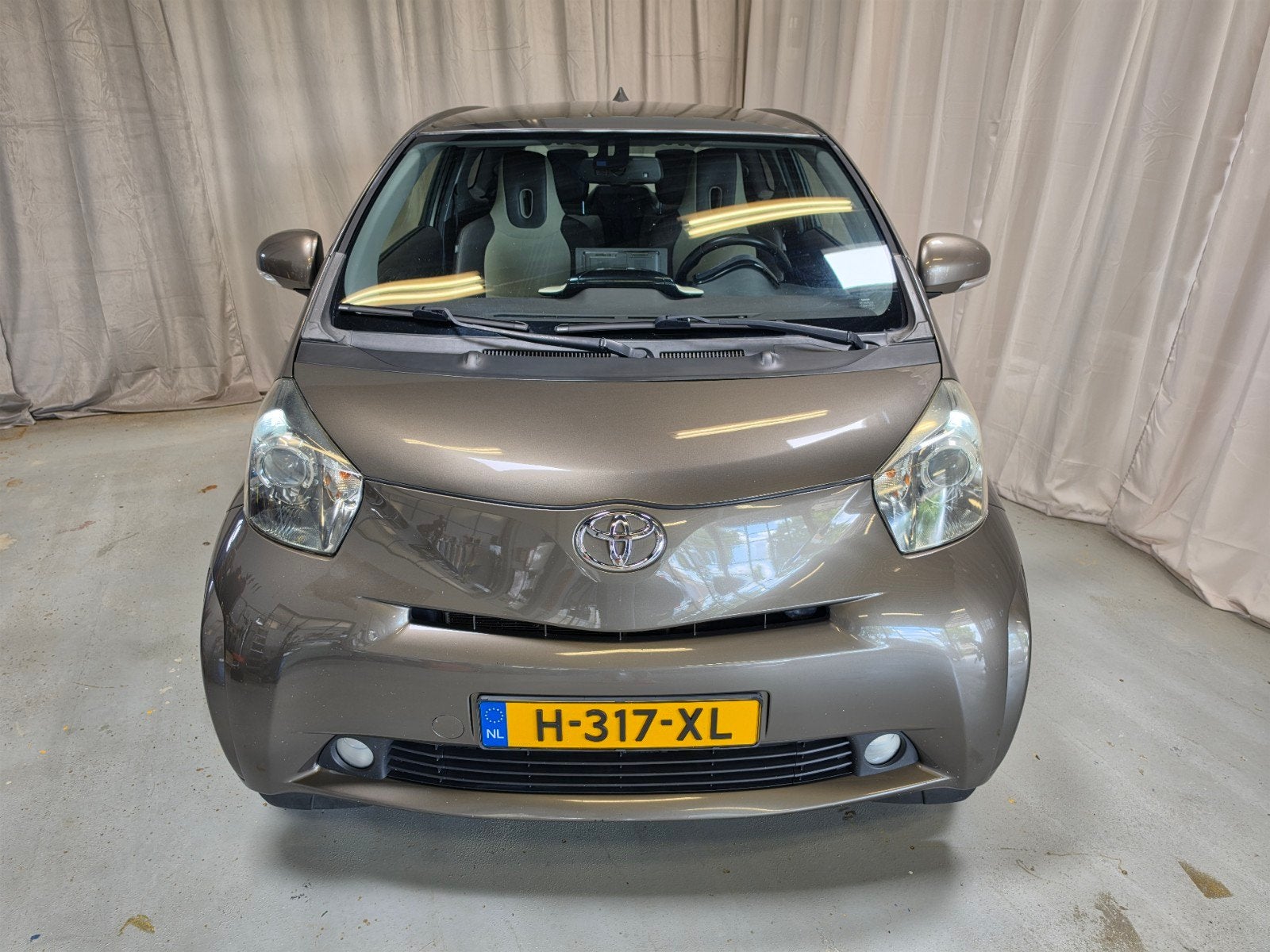 Toyota IQ - zeer luxe IQ N Collection -1.0 2010 Bronze, Auto's, Toyota, Beige, Bruin, 4 stoelen, Leder en Stof