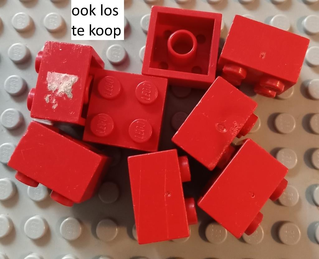 3003old (12) ca 8x Red Brick 2 x 2 without Inside Supports, Ophalen of Verzenden, Gebruikt