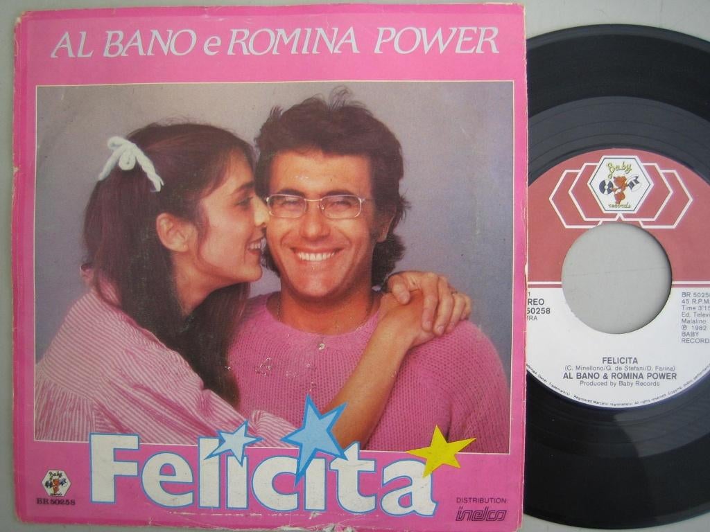 Al Bano & Romina Power - Felicita, Cd's en Dvd's, Vinyl Singles, Gebruikt, Pop, 7 inch, Ophalen of Verzenden