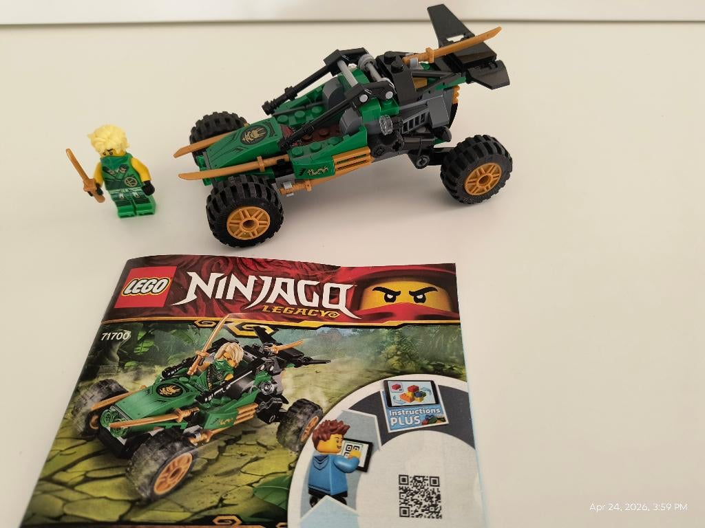 LEGO Ninjago 71700 Jungle Raider 100% compleet met boekje, Ophalen of Verzenden, Zo goed als nieuw, Complete set, Lego