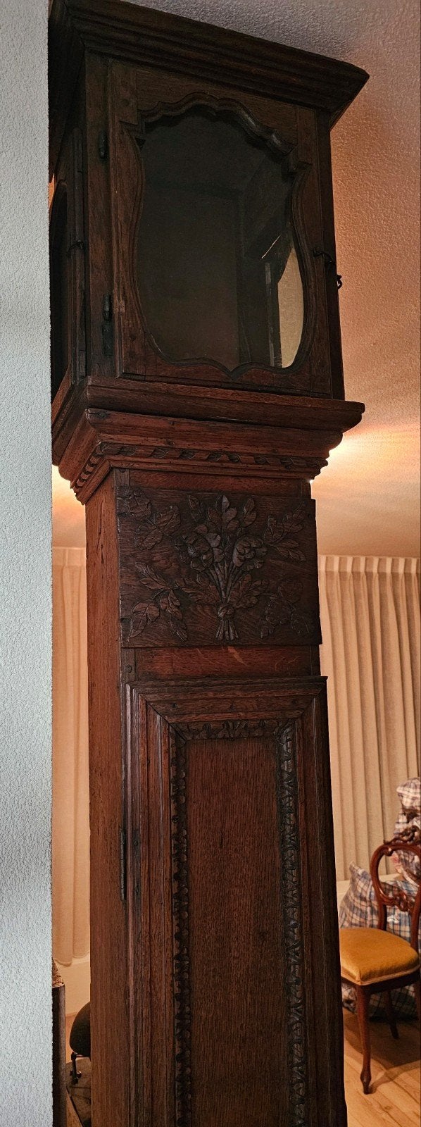 staande klokkenkast, Ophalen