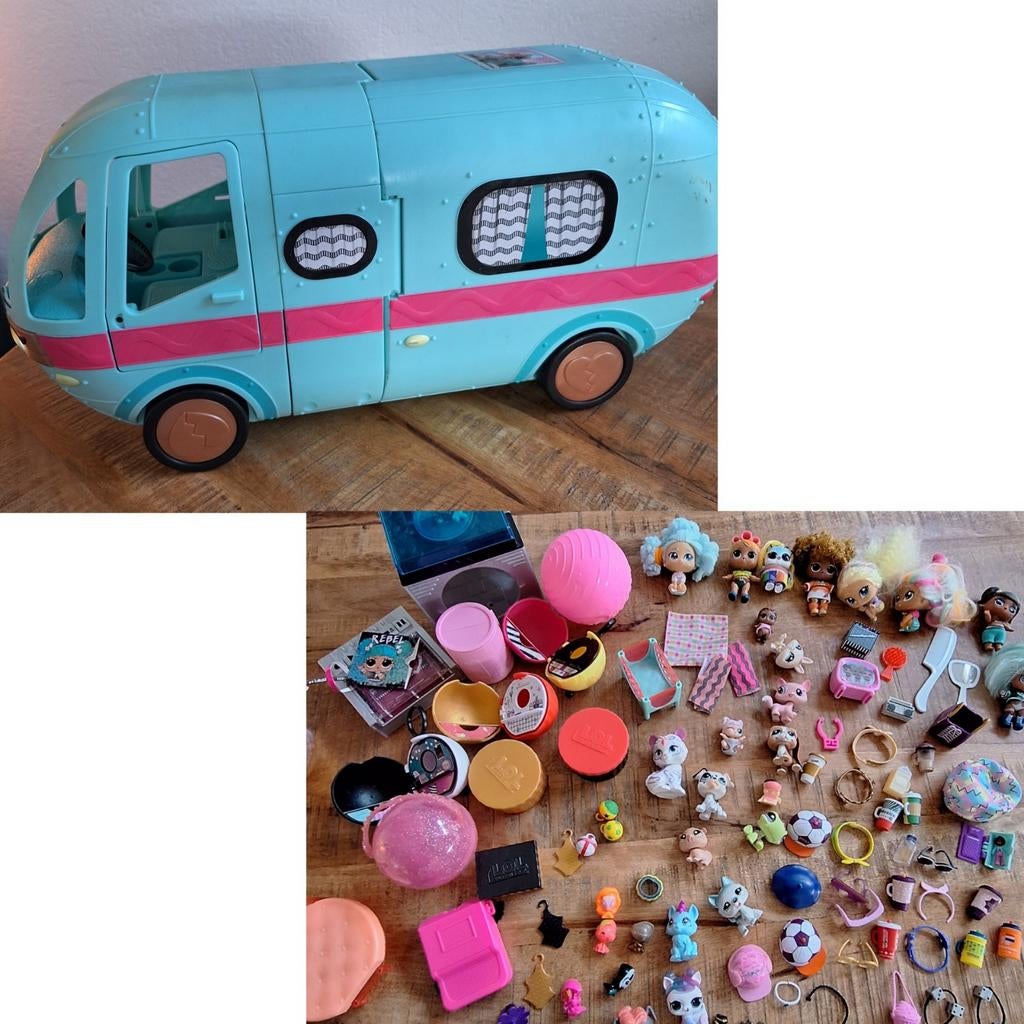 LOL Surprise Camper met veel accessoires en poppetjes, Ophalen