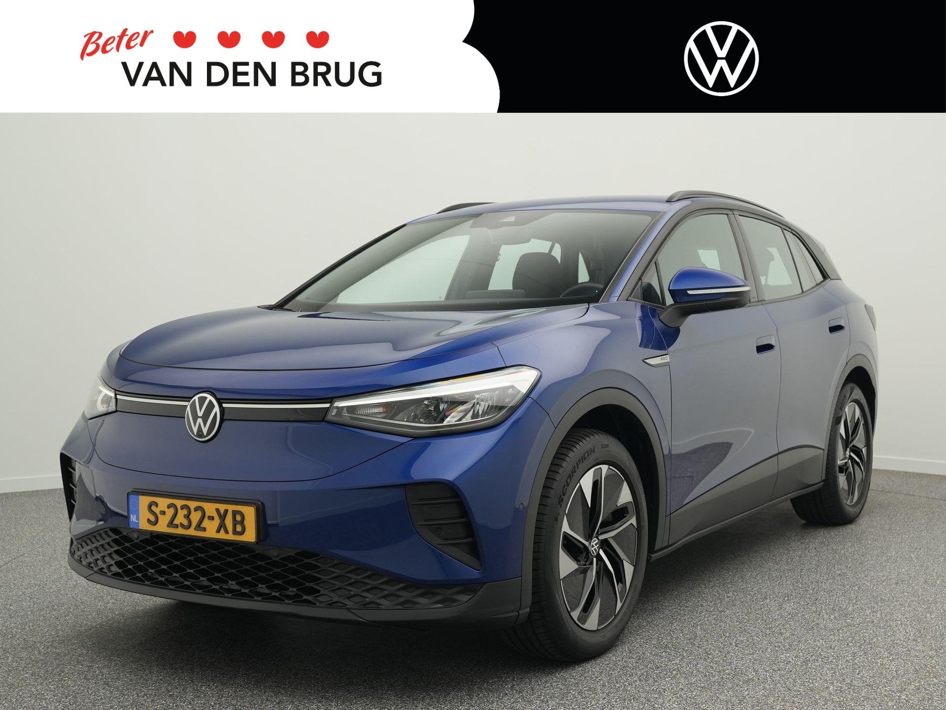 Volkswagen ID.4 Pro 77 kWh 174pk | Warmtepomp | SOH 97% | Na, Auto's, Automaat, Gebruikt, 528 km, Blauw
