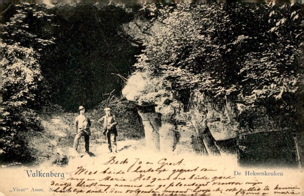Valkenberg (Valkenburg) De Heksenkeuken Vivat no 337? # 376, Verzamelen, Ansichtkaarten | Nederland, Ophalen of Verzenden, Voor 1920