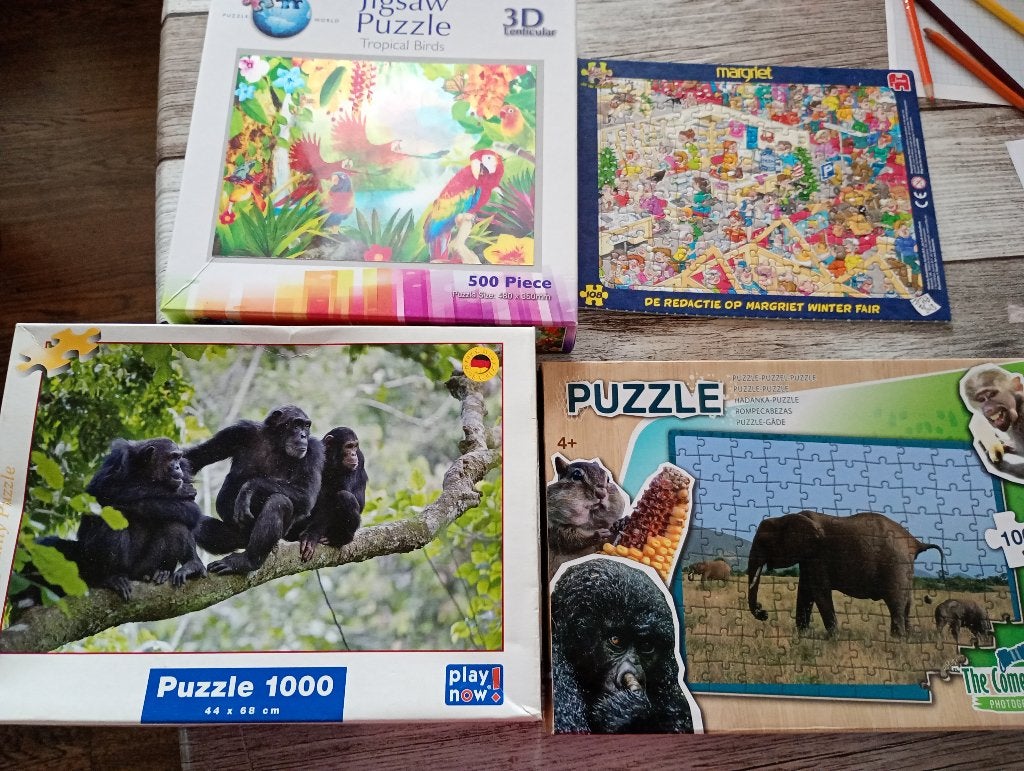 Diverse puzzels, Ophalen of Verzenden, Meer dan 50 stukjes, Gebruikt