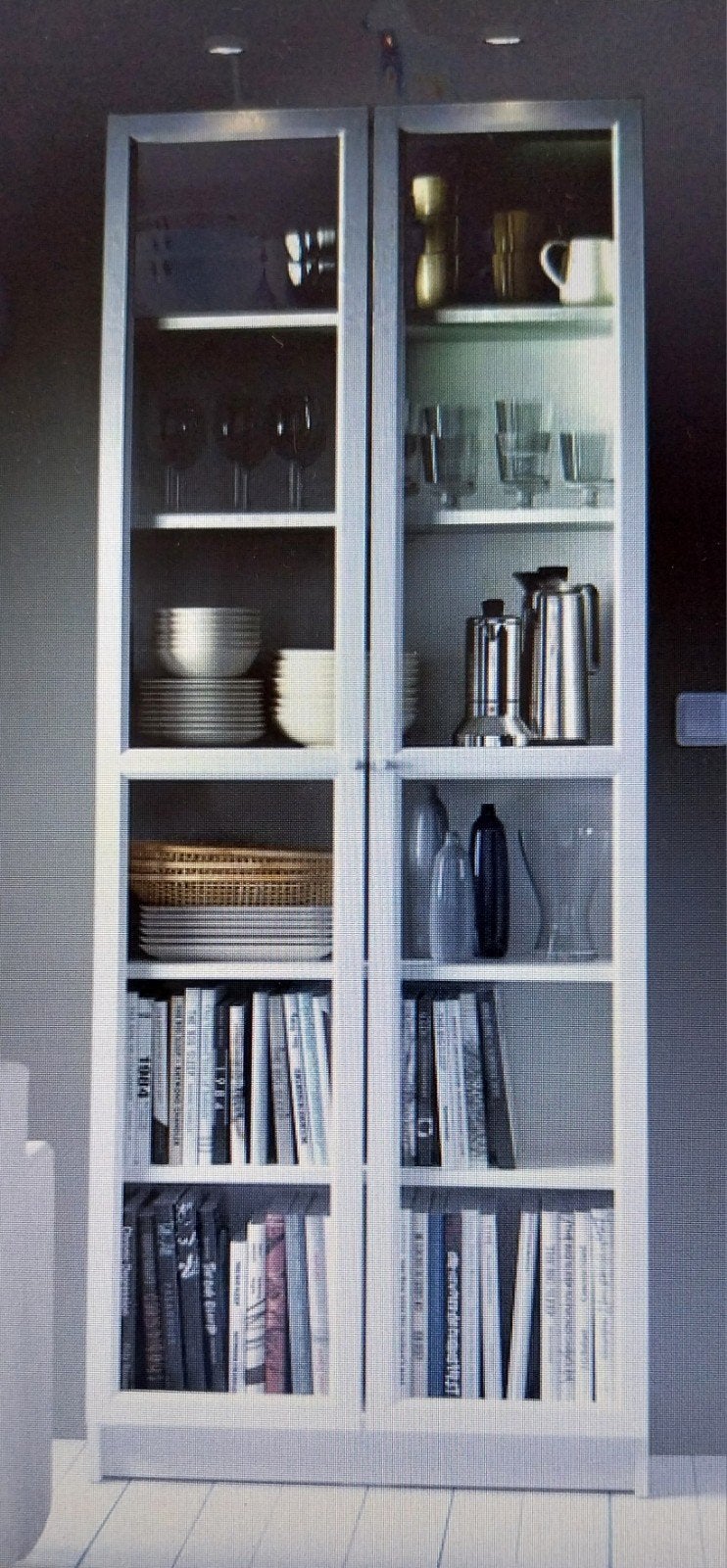 mooie kastdeuren van de Oxberg Ikea vitrinekasten., Ophalen, Minder dan 50 cm, 200 cm of meer, Overige houtsoorten