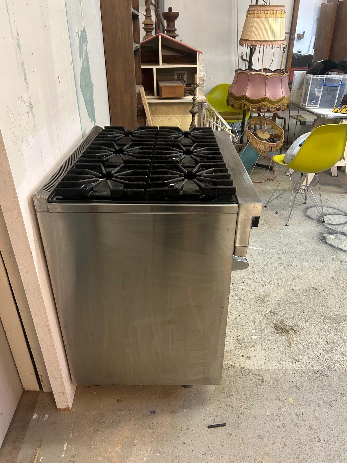 Viking Professional Gasfornuis met Oven - RVS, Witgoed en Apparatuur, Ophalen, Gebruikt, Hete lucht, 60 cm of meer