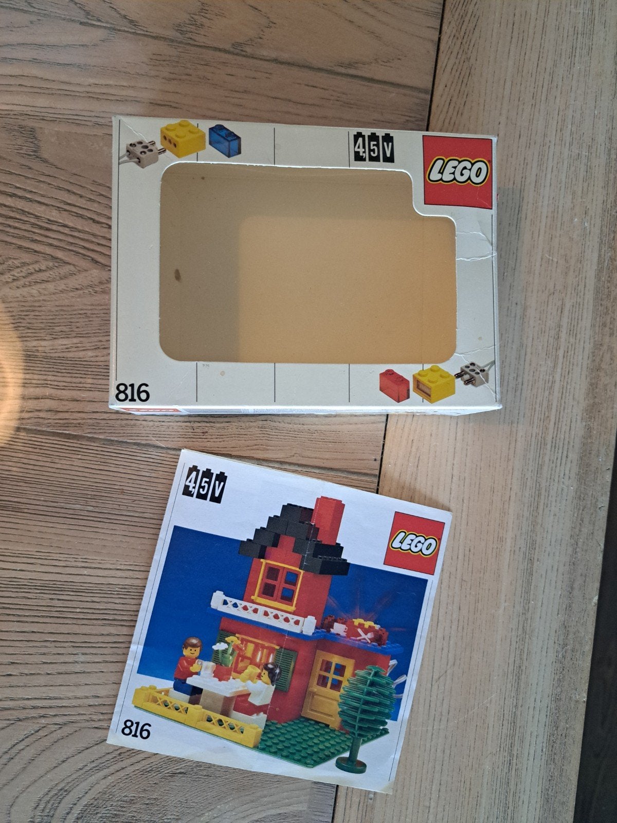 Vintage LEGO 816 Doosje en boekje, Kinderen en Baby's, Speelgoed | Duplo en Lego, Ophalen of Verzenden, Gebruikt, Lego