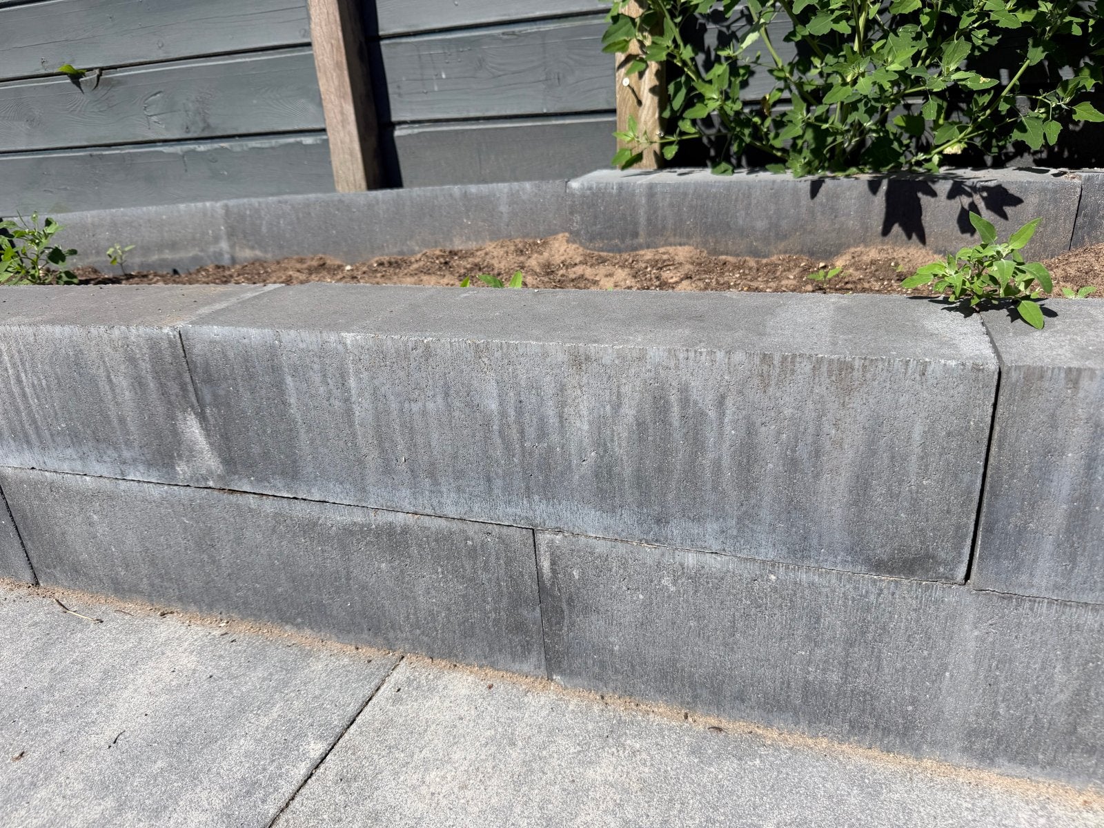 Tuinstenen 60x15 cm - Grijs, Tuin en Terras, Ophalen, Gebruikt, Beton, Overige typen