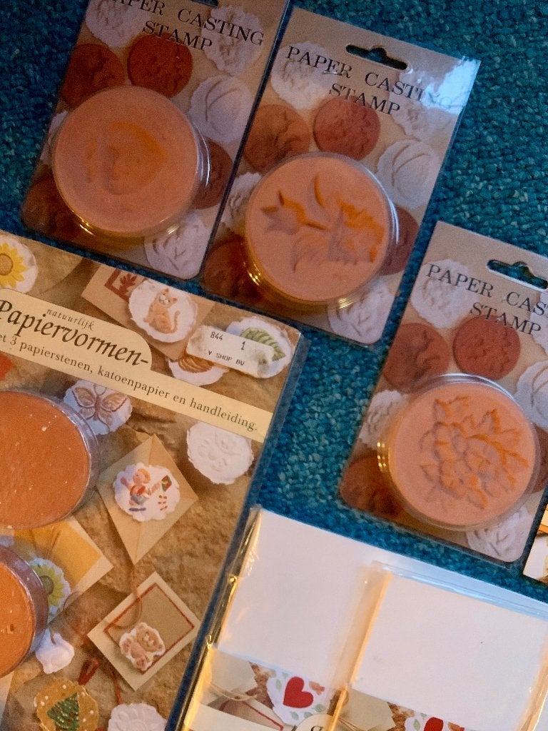 Natuurlijke Papiervormen, Katoenpapier papierstenen Stempels, Ophalen of Verzenden, Nieuw, Overige typen