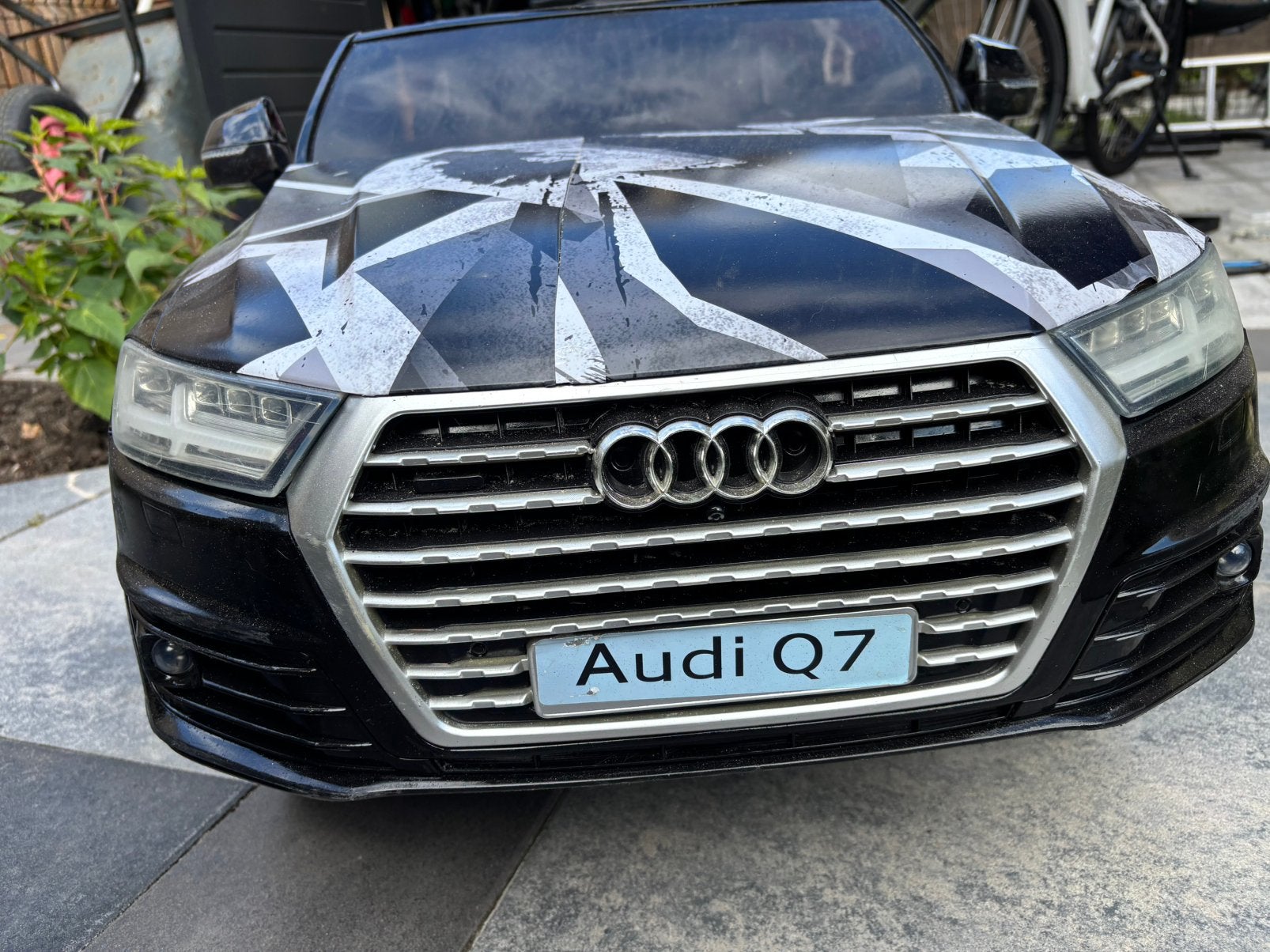 Elektrische kinderauto audi q7, Ophalen of Verzenden, Zo goed als nieuw