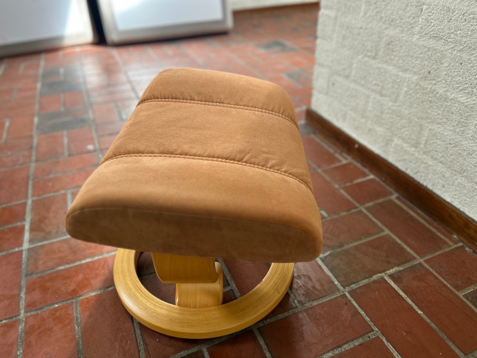 Stressless Voetenbank/Poef - Z.G.A.N. - Professioneel Gerein, Ophalen, Minder dan 50 cm, Zo goed als nieuw, Stof