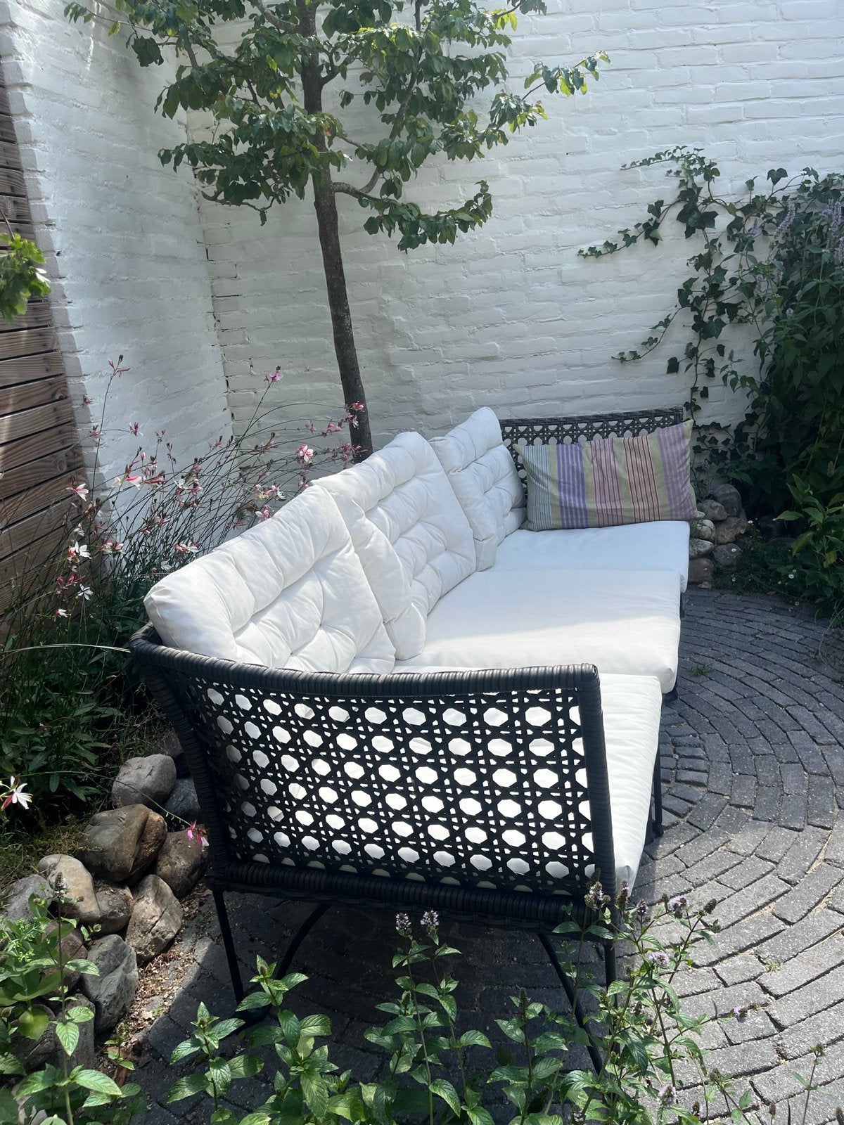 Ikea Jutholmen loungebank, Ophalen, Gebruikt, Wicker