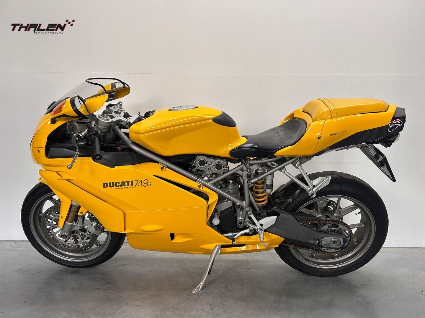 DUCATI 749 S Biposto Termignoni  (bj 2003)  km20300, DUCATI, 2 cilinders, Motorrijbewijs A, Bedrijf