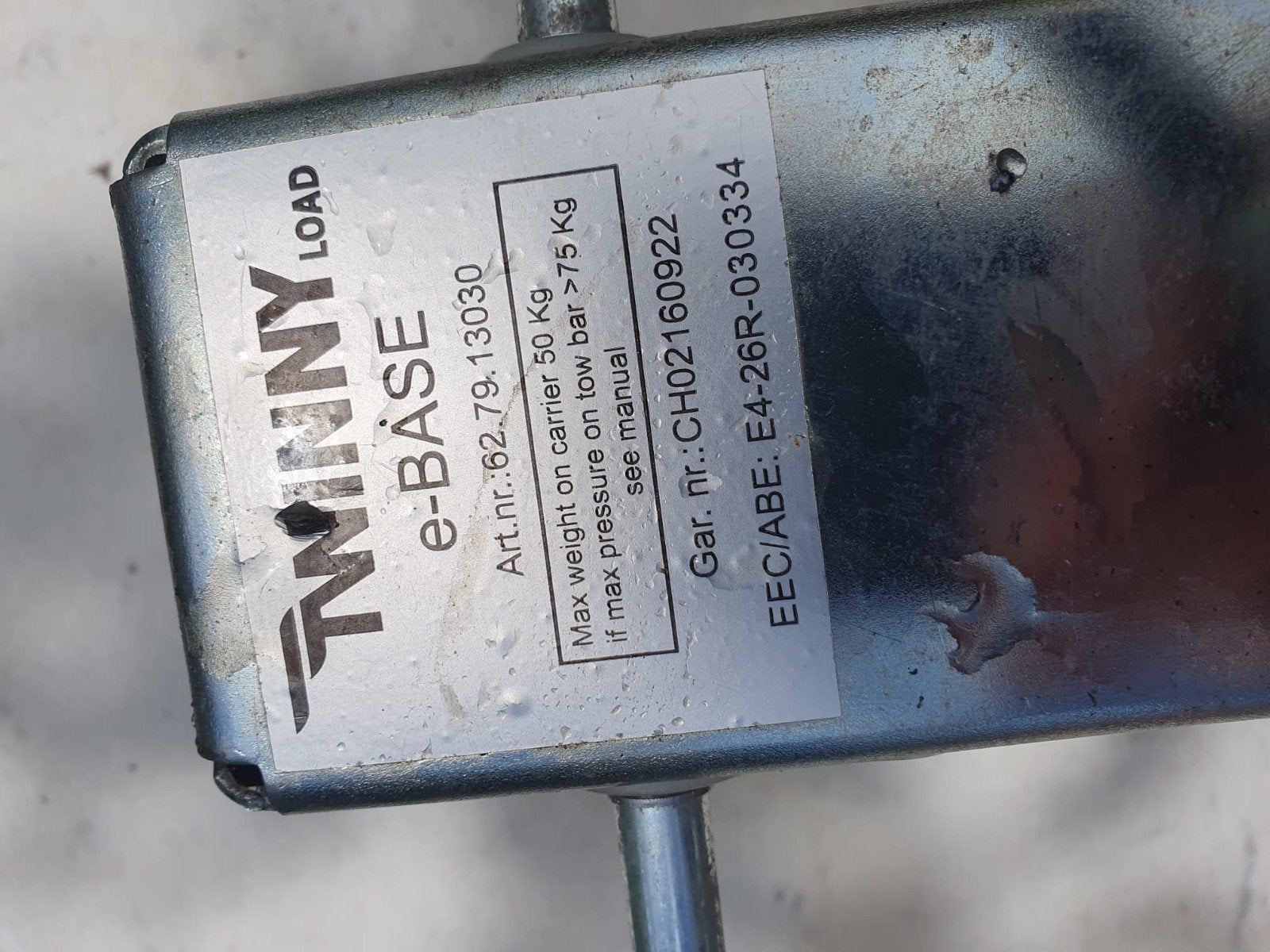 Twinny Load e-Base trekhaak fietsendrager, Ophalen of Verzenden