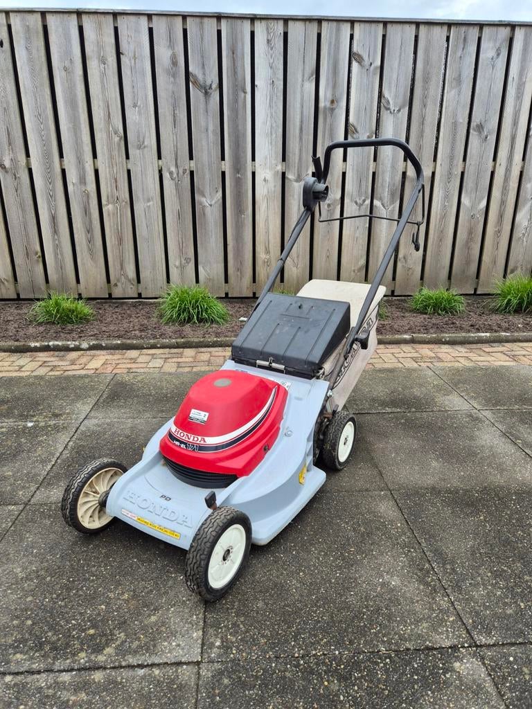 Elektrische Honda grasmaaier met opvangzak, Tuin en Terras, Grasmaaiers, Ophalen, Cirkelmaaier, Honda, Gebruikt