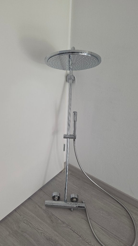 Grohe regendouche, Doe-het-zelf en Verbouw, Sanitair, Ophalen, Gebruikt, Chroom, Douche