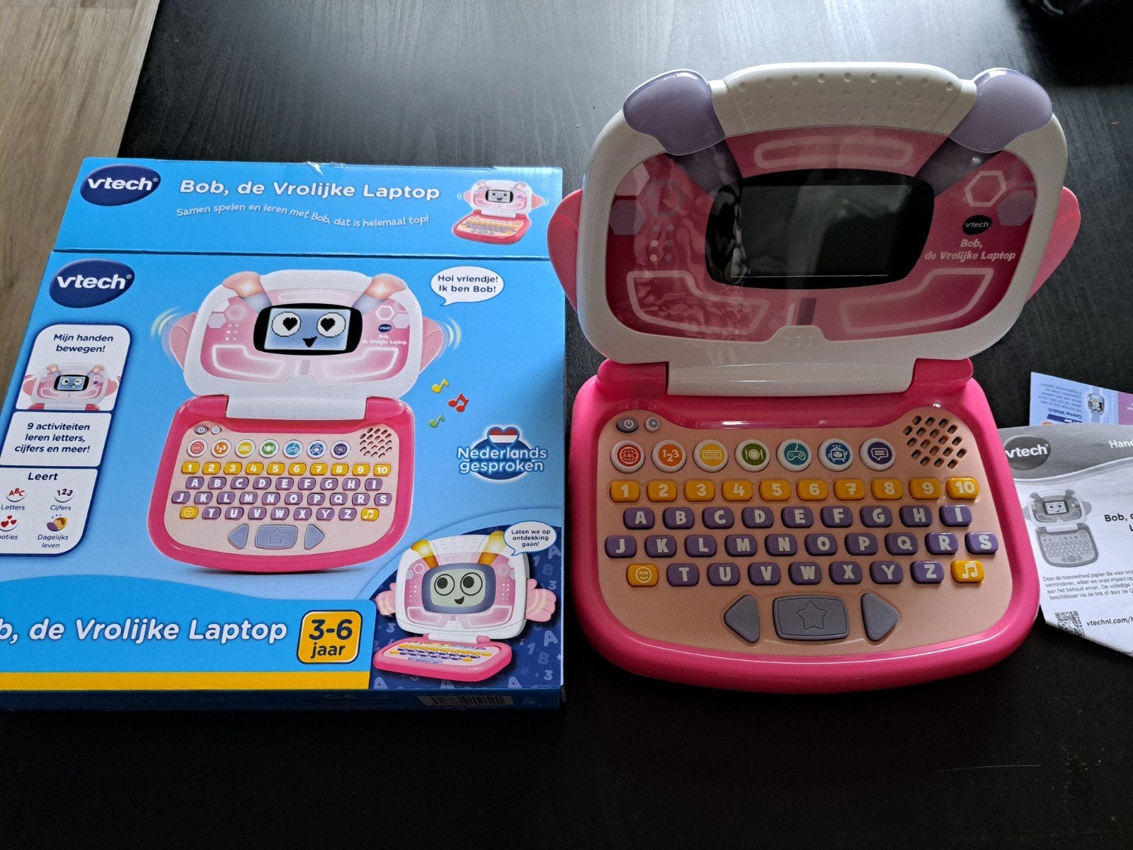VTech Bob de Vrolijke Laptop, interactief en educatief, Kinderen en Baby's, Ophalen, Zo goed als nieuw