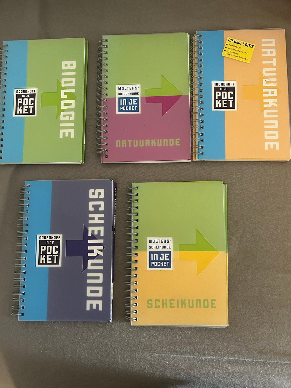 Noordhoff In Je Pocket: Biologie, Natuurkunde, Scheikunde, Boeken, Ophalen of Verzenden, Gelezen, Overige niveaus, Overige vakken