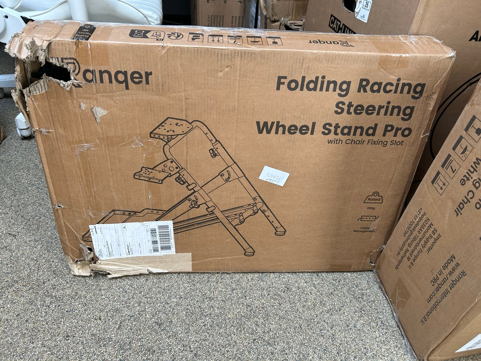 Ranqer folding Racing steering wheel stand pro, Spelcomputers en Games, Houder/standaard, Overige merken, Zo goed als nieuw, PC