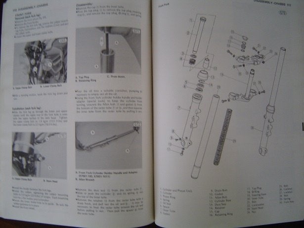 Kawasaki Z250 1978 motorcycle service manual Z 250 twin, Ophalen of Verzenden, Kawasaki