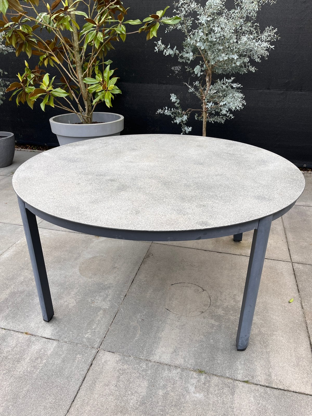 Tuintafel met stoelen, Tuin en Terras, Ophalen, Gebruikt, Rechthoekig, Aluminium